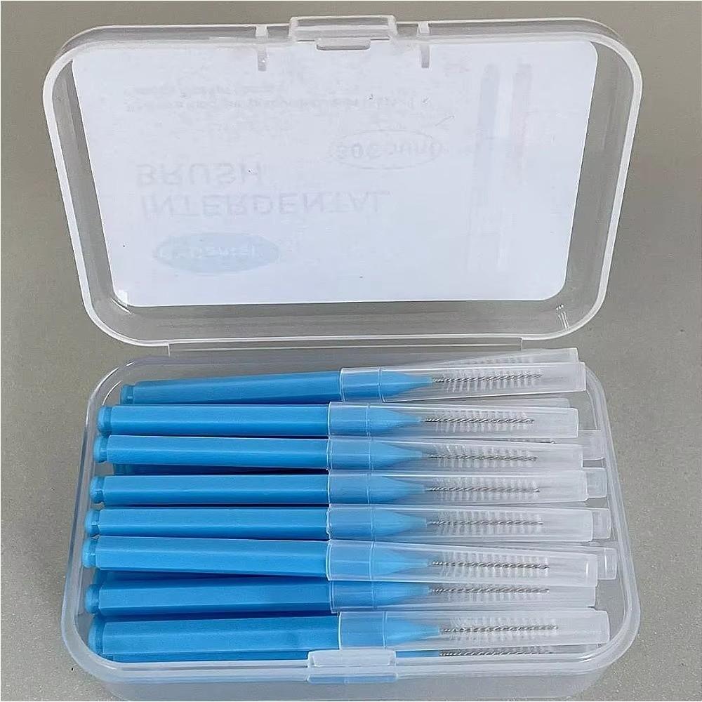 30Pcs Disposable Interdental Brushes Soft Micro Teeth Cleaning Tools Braces Brush  Oral Hygiene Tool