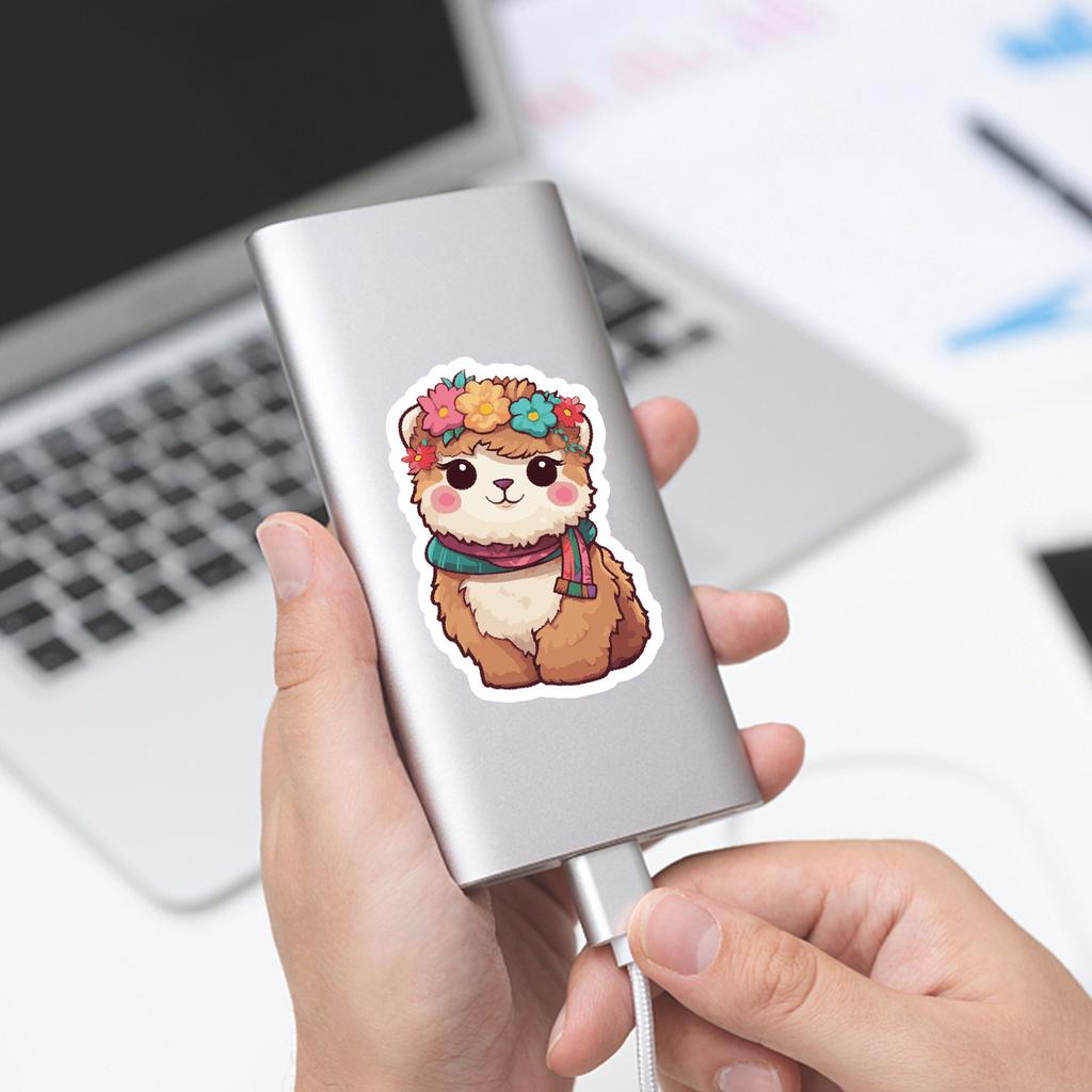 10 30 50 ADET Sevimli Karikatür Alpaka Koyun Hayvan Çıkartması Llama Deve Kawaii Dizüstü Bilgisayar Scrapbook Kaykay Araba Oyuncak Çıkartmaları F5
