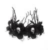 Party Headband 3D Skull Hairband Festival Costume Hairhoop Party Head Decoration Seasonal Holiday Accessories
