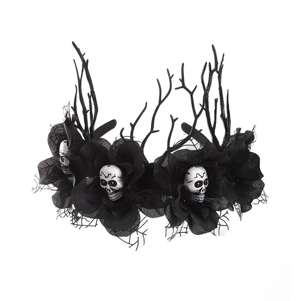 Party Headband 3D Skull Hairband Festival Costume Hairhoop Party Head Decoration Seasonal Holiday Accessories