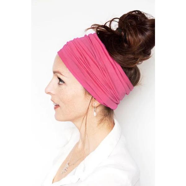 Head Neck Scarf For Women Ring Elasticity Circle Scarf Colorful Red Pink Headbands  New