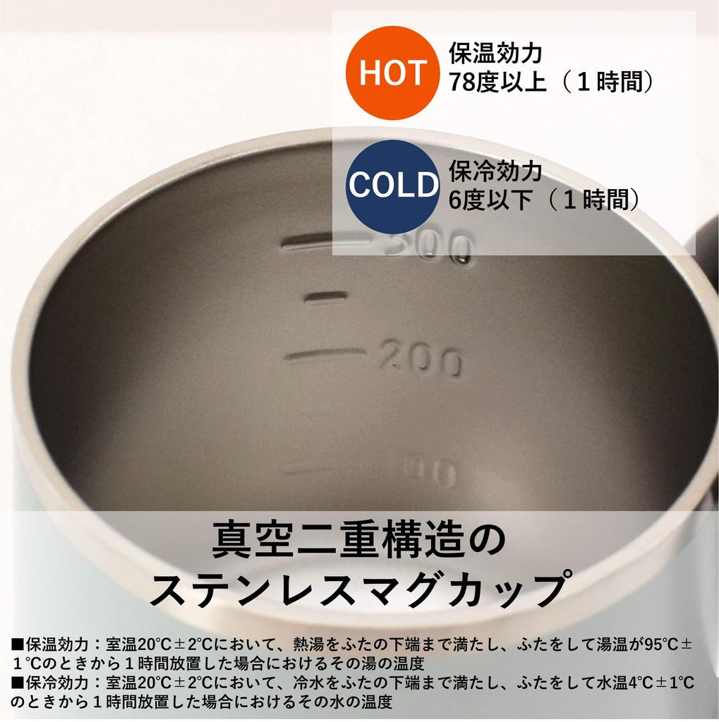 Sabu Treats Graduated Stainless Steel Thermos Product 391415 Mug, Mint, 400mL, Code