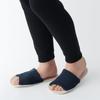 MUJI Room Open XL Natural White x 23087865 Sandals, Toe, (Size 26.5-28cm), Navy,