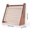 Multifunctional Wood Jewelry Display Stand Eye Catching Brooch Displaying Holder Perfect for Rings Earrings and Bangles
