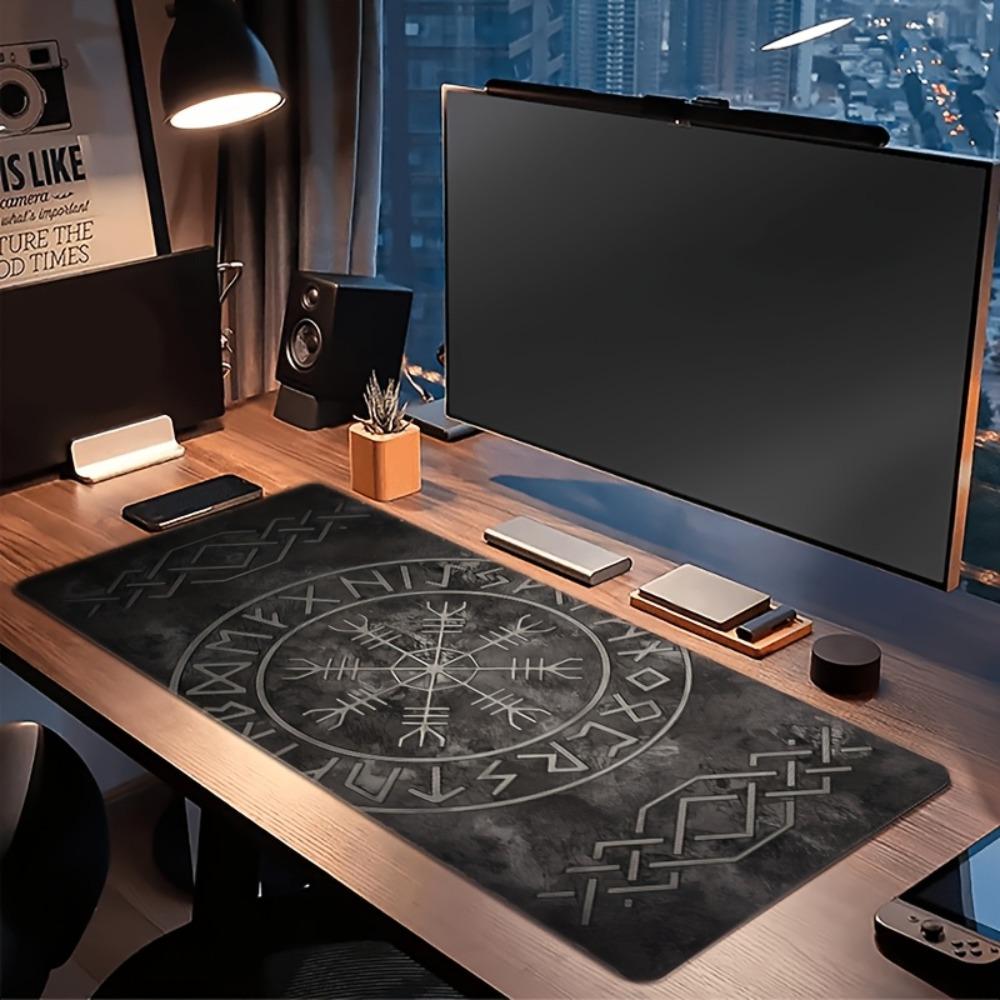 NordicStyle Gaming Mouse Pad Featuring Exquisite Geometric Design Gaming Desk Accessory Decorative Desktop Pad