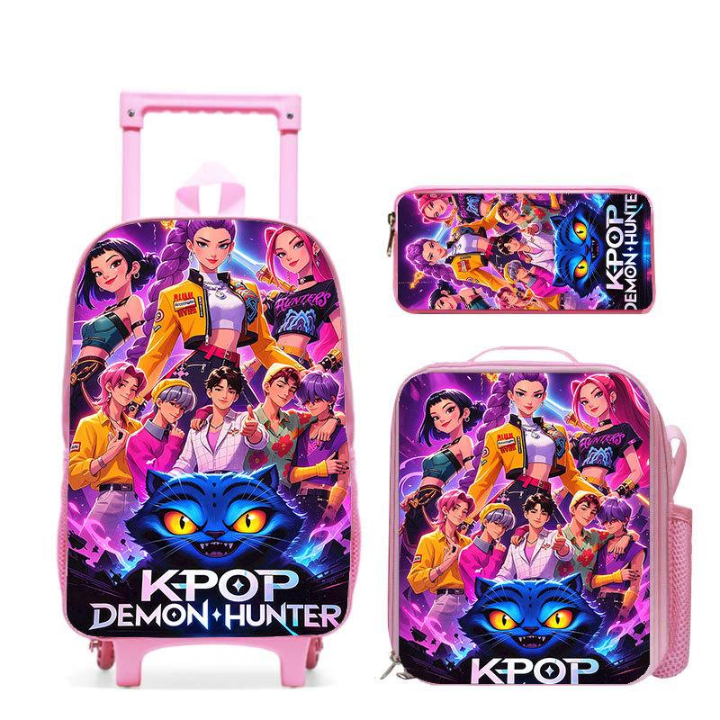 Kpop Witch Hunter Girl Group Schoolbag High Definition Printing Casual Crossing Border Lightweight Tie Rod Backpack One Piece Hair