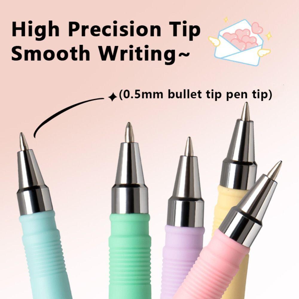 Morandi Color Ballpoint Pen Mini Sign Pen Smooth Writing Gel Pen  School Office
