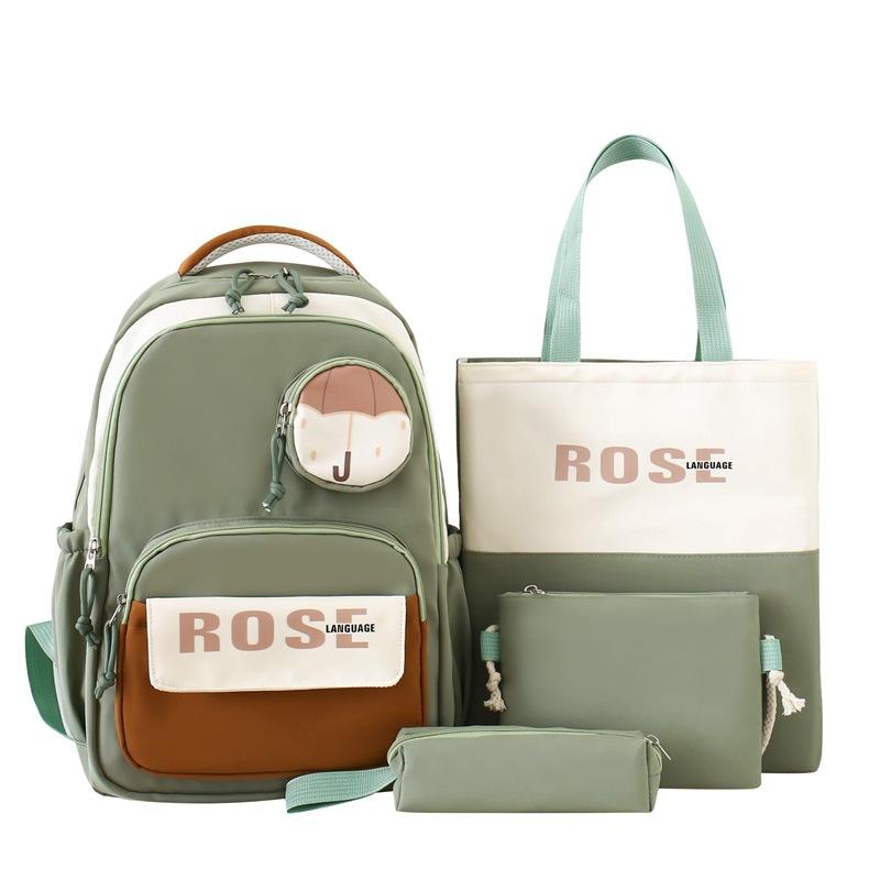 

Новый школьный рюкзак для учениц средней школы, Ins Campus, милый рюкзак, повседневный универсальный, большой вместимости, для отдыха и путешествий