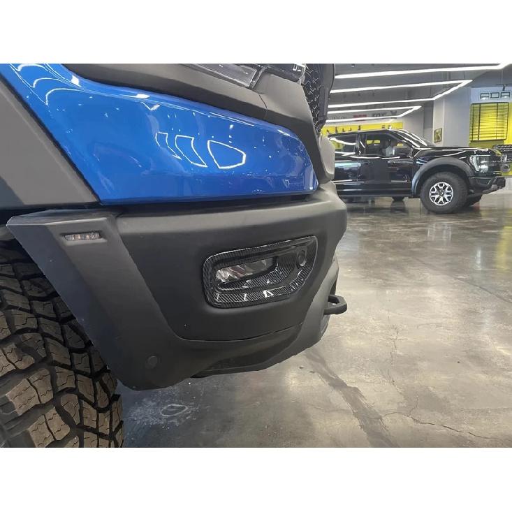 For Dodge RAM 1500 TRX    2024 ABS Front Bumper Foglight Lamp Frame Cover Trims Sticker Car Styling Accessories