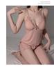 Stunning Deep V Lace Cami Top & Elastic Waist Slit Shorts Set