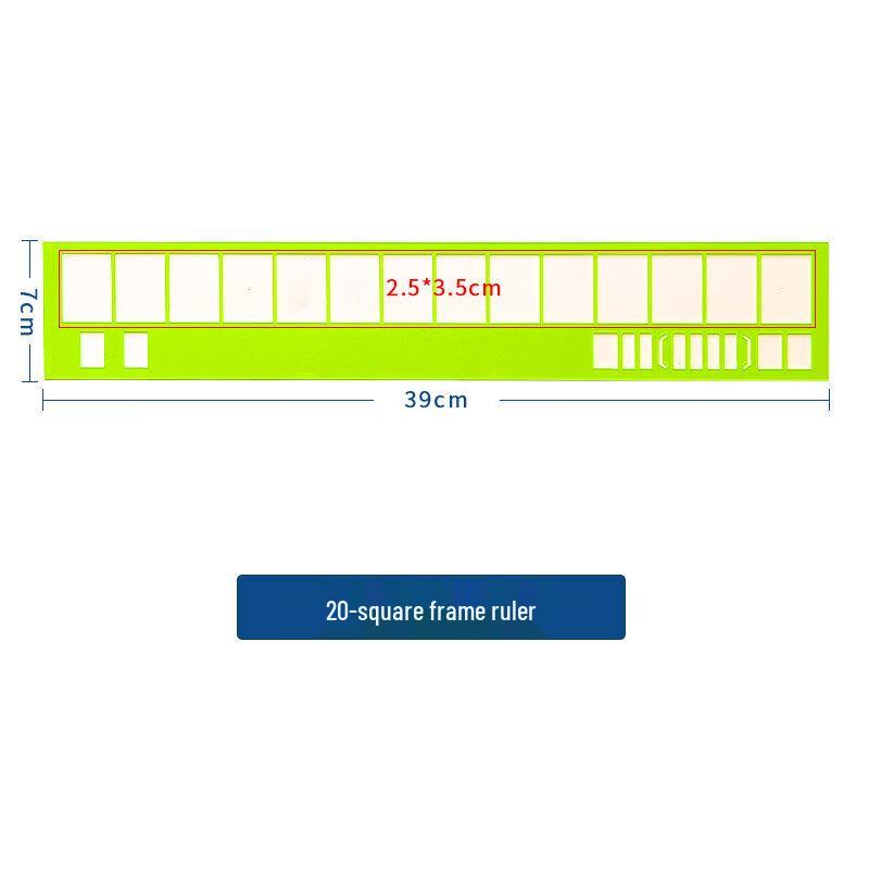 Grid Mapping Template Ruler