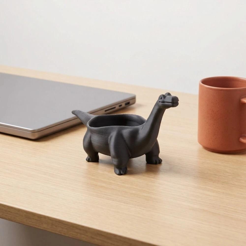 Desktop Decoration Dinosaur Flowerpot Funny Small Storage Animal Figurine Mini Flower Pot  Office
