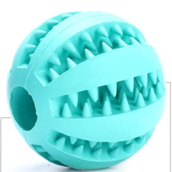 Hundefutterball Haustier Hundespielzeug Interaktive Gummibälle für Kleine Große Hunde Welpen Katze Kauspielzeug Haustier Zahnpflege Hundekauspielzeug
