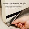 Leather Back Adhesive Door Bottom Sealing Strip Door Seam Windproof Strip Self-adhesive Single Door Bottom Strip Insect  Strip