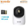 Tenda Wireless Camera RP3 3MP Security Pan/Tilt WiFi6 Two Way Audio Indoor Camera 360° All-Round Vision Baby Cameras Security (with optional SD Card)