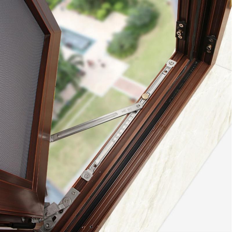 12 Inch Punch-Free Windows Restrictor Wind Brace Stopper Children Safety Locks Window Support Opener Fixed Angle Controller