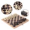 Juego de ajedrez de madera Juego de ajedrez internacional Juego de ajedrez con tablero plegable