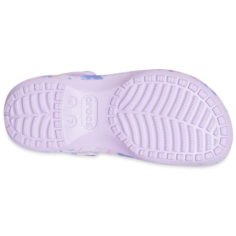 Crocs Classic Clog Platform Sandals Women's Purple