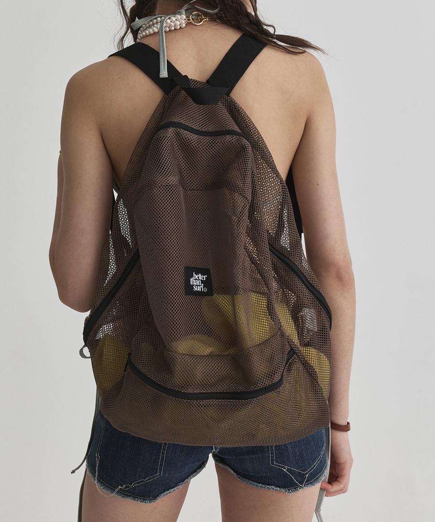 Better Than Surf Mesh Backpack - Brown