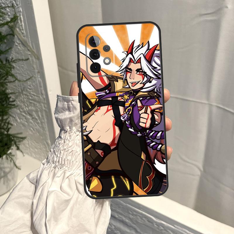 

Genshin Impact Arataki Itto Case For Samsung Galaxy A35 A55 A15 A34 A54 A14 A56 A52 A53 A16 A26 A36 A32 A12 A33 A13 A17 Samsung A24 4G