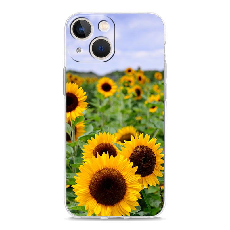 Phone Case For iPhone 17 Cases iPhone Air 16 15 12 13 14 Pro Max 7 8 Plus 16Pro iPhone11 Cover Pretty Sunflower Flower