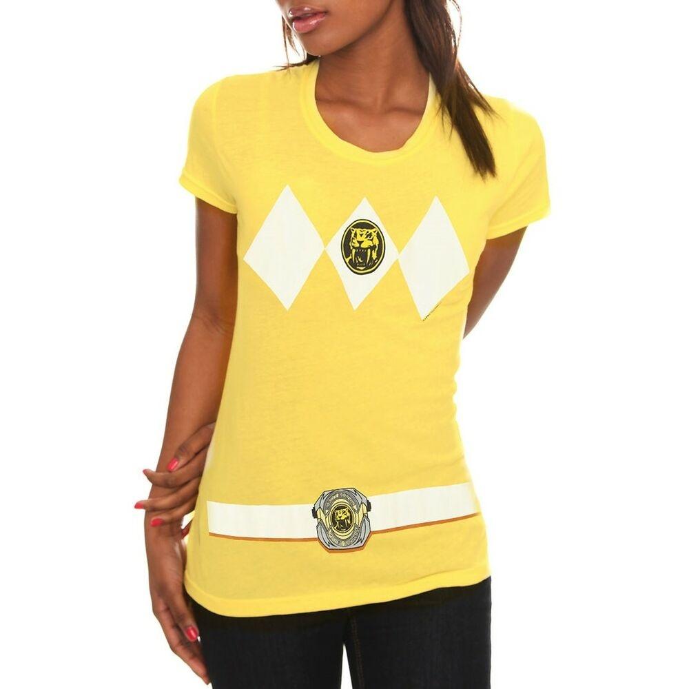 

Power Rangers Yellow Ranger Costume Junior Unisex T-Shirt