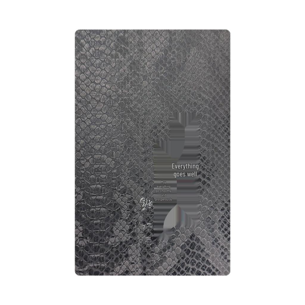 Universal 3M Embossed Leather Back Film for Mobile Phones - Full Coverage Sticker & Protective Screen