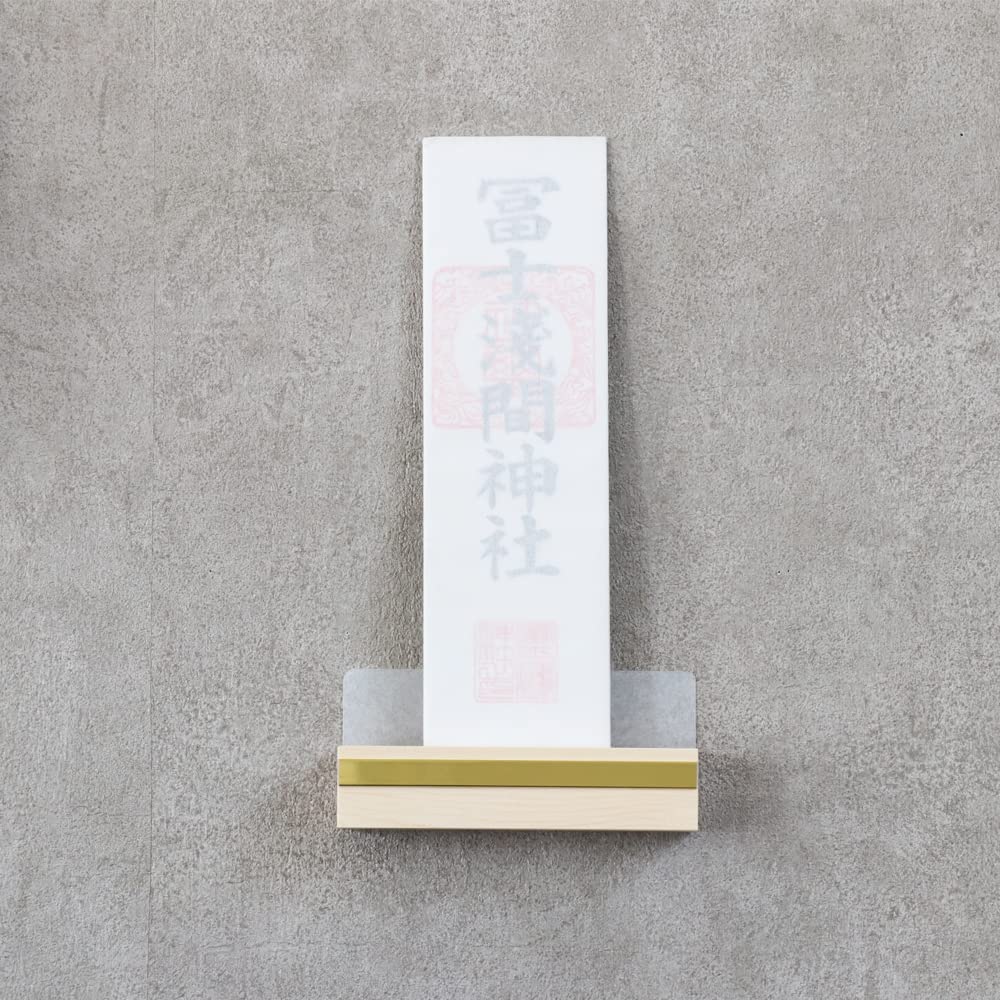 Modern Shinto Shrine "Gold Line" Gold Single Shrine Wall Hanging