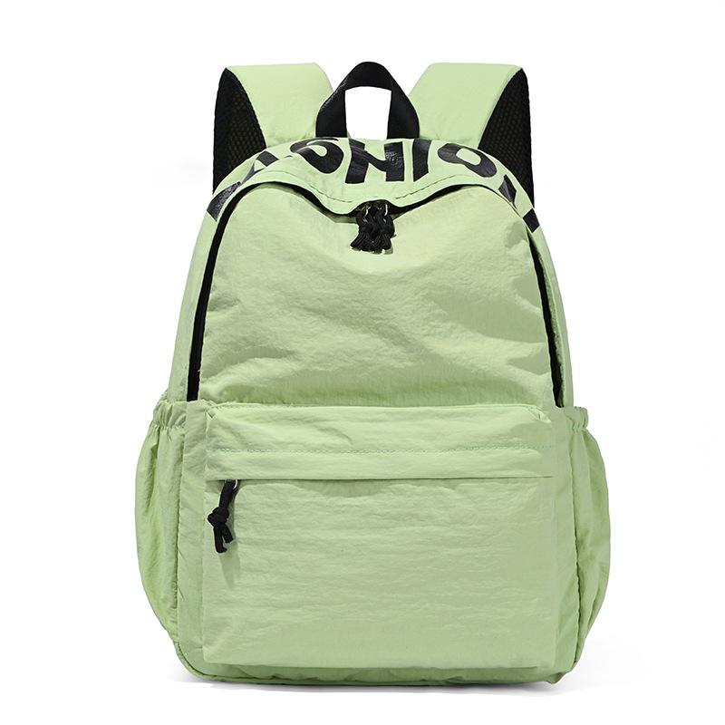 Schoolbag1011 new college student lightweight Korean lazy style ins schoolbag female junior high school student Mori high-end backpack