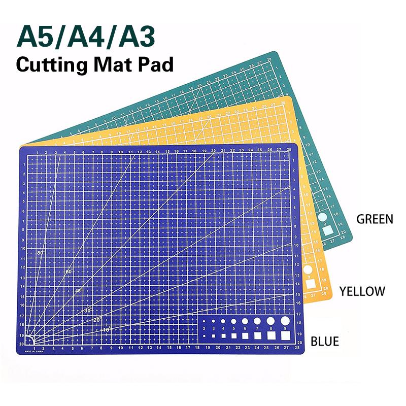 A3/A4/A5 DIY Grid Line Tool Pvc Rectangular Cutting Mat Plastic Patchwork Cut Pad Sewing Supplie