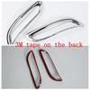 Car Rear Fog Lights Lamps Frame Decoration Cover Trim For Toyota Camry XV70 2018    ABS Chrome Exterior Accessories