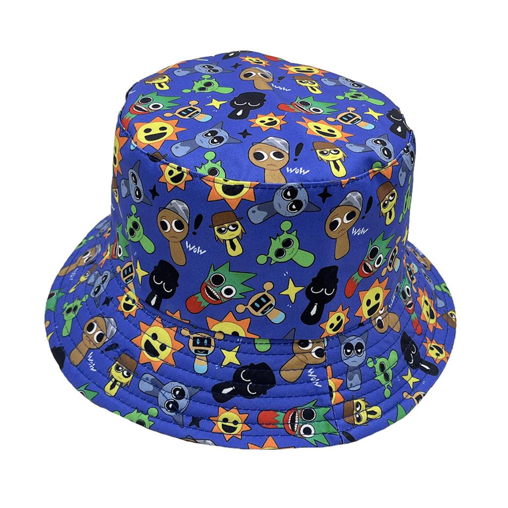 

Повседневная шляпа-ведро Sprunki из полиэстера для защиты от солнца и ветра