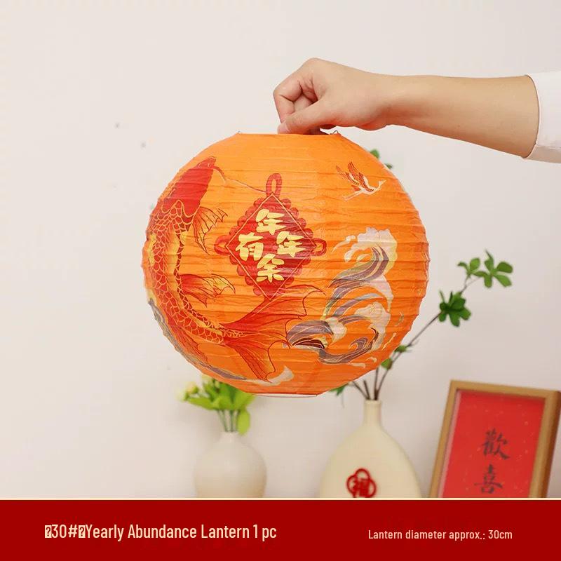 2025 Chinese Style Red Lantern: Dragon Boat & Mid-Autumn Festival Decorative Pendant with Luminous Design for Spring Festival & National Day.