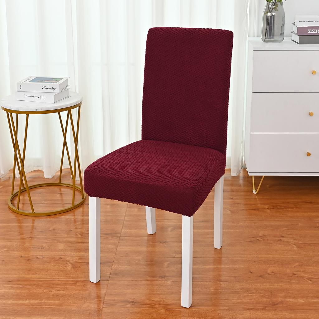 Simple Chair Cover Seat and Rest In One Half Package M Chair Protective Cover Polar Fleece Material