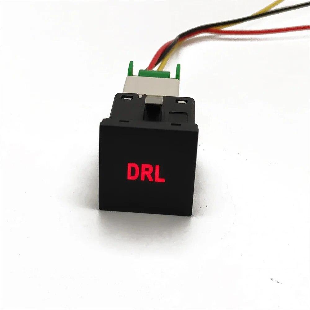 Car LED DRL Light Packing Radar Power On Off Camera Mirror heating Exhaust Switch Button For VW Golf 6 Jetta 5 MK5 EOS Scirocco