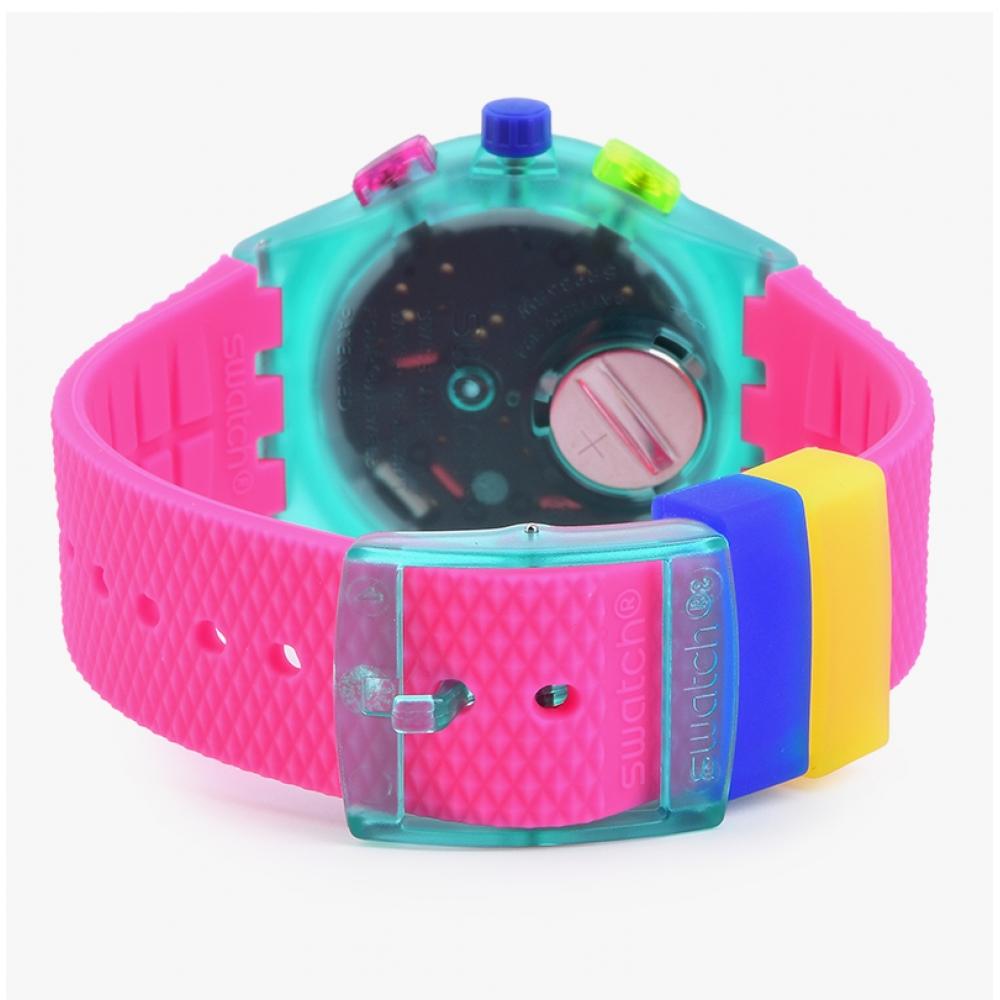Swatch SuSg408 Neon FlaSh Arrow Ceas Bărbătesc din Uretan