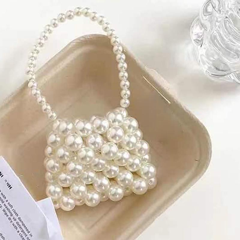 1Pc Kawaii Kids Coin Purse Pearl Purses For Girls Toddler Princess Crossbody Bags Kids Wallet With Pearls Baby Princess Handbags