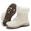 Waterproof Snow Boot Women's Plush Cotton Shoes Ladies Warm  High-top Boots Winter Outdoor Sneakers for Trekking Hiking