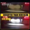 2PCS 18LED White License Plate Tag 6000K Light For Benz Mercedes W204 W212 W221