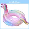 Colorful Rainbow Unicorn Swim Ring For Kids Water Sports Inflatable And Sparkly