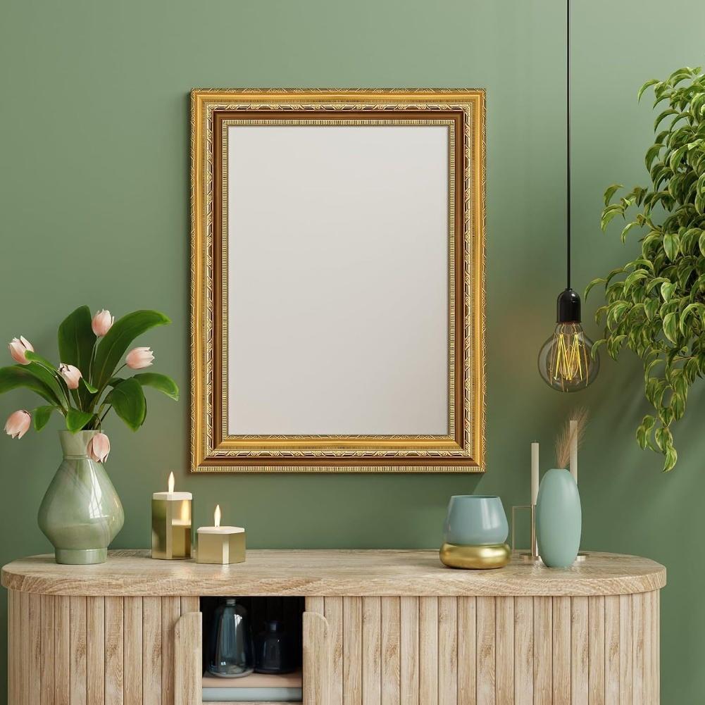 Easy To Apply 3D Wallpaper Frame Golden Style Self-adhesive Ceiling Frame