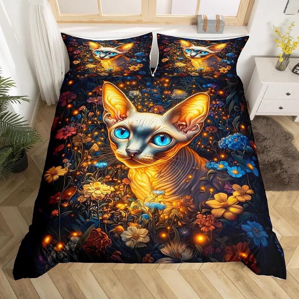 Firefly Duvet Cover Set For Kids Boys Girls Quilt Covers Lightweight Down Bedroom Decor 2 Pillowcases 1 Duvet Cover No Comforter