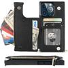 Bocasal Crossbody Wallet Case for iPhone 13 Pro with RFID Blocking Card Slot Holder, Magnetic Flip Folio Purse Case, PU Leather Zipper Handbag with