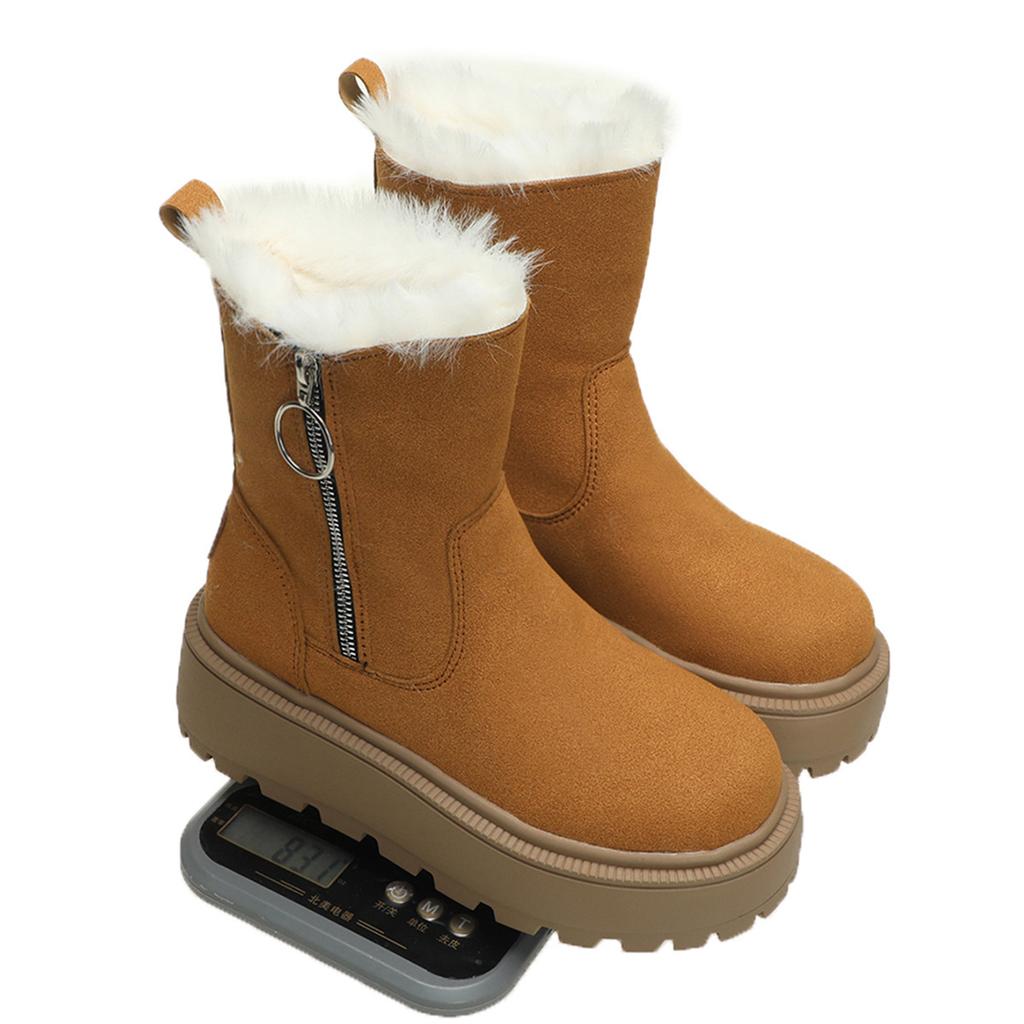 Schneestiefel Damen Winter Neu Samt Damen Schuhe Thermo Stiefel Verdickte Baumwollschuhe Nordost Damenstiefel