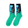 1 Pair Autumn Winter Retro Men Socks Couple Socks New Art Van Gogh Mural World Famous Oil Painting Series Funny Socks