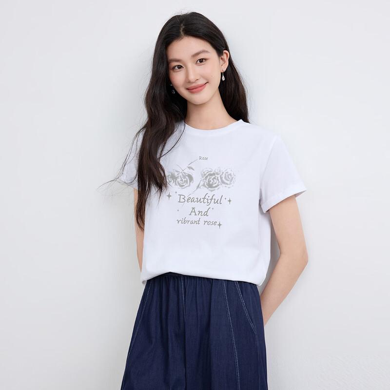 FivePlus Women's Basic Breathable Cotton Short Sleeve T-shirt