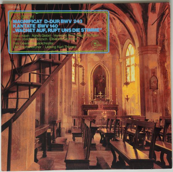 

LP Record JOHANN SEBASTIAN BACH GEWANDHAUSO Magnificat DDur BWV 243 Cantata 1C04750500 Emidisc Germany Classical Used