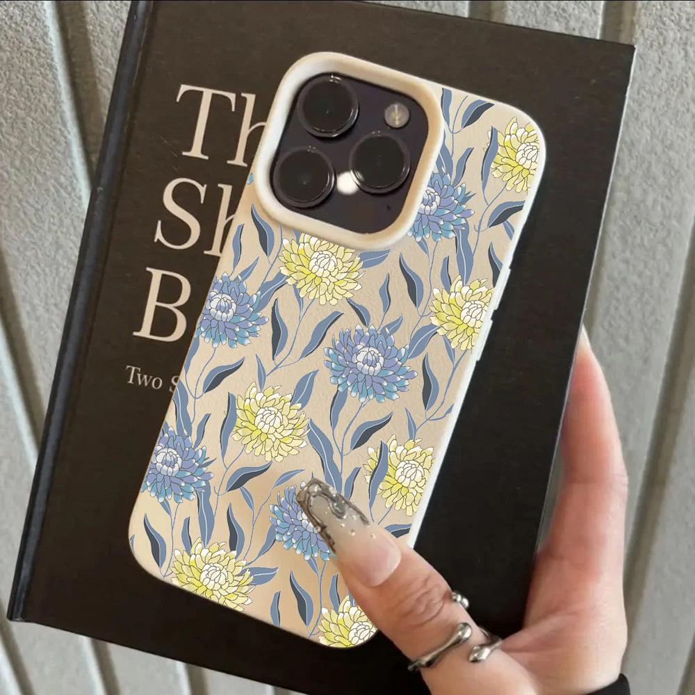 

Nature Cool Цветок Лилия Роскошный Чехол для Телефона с Рисунком Кожи Личи Для Samsung A57 A36 A26 A07 A55 A35 A16 A06 A54 A34 A A05 4G 5G Samsung A36