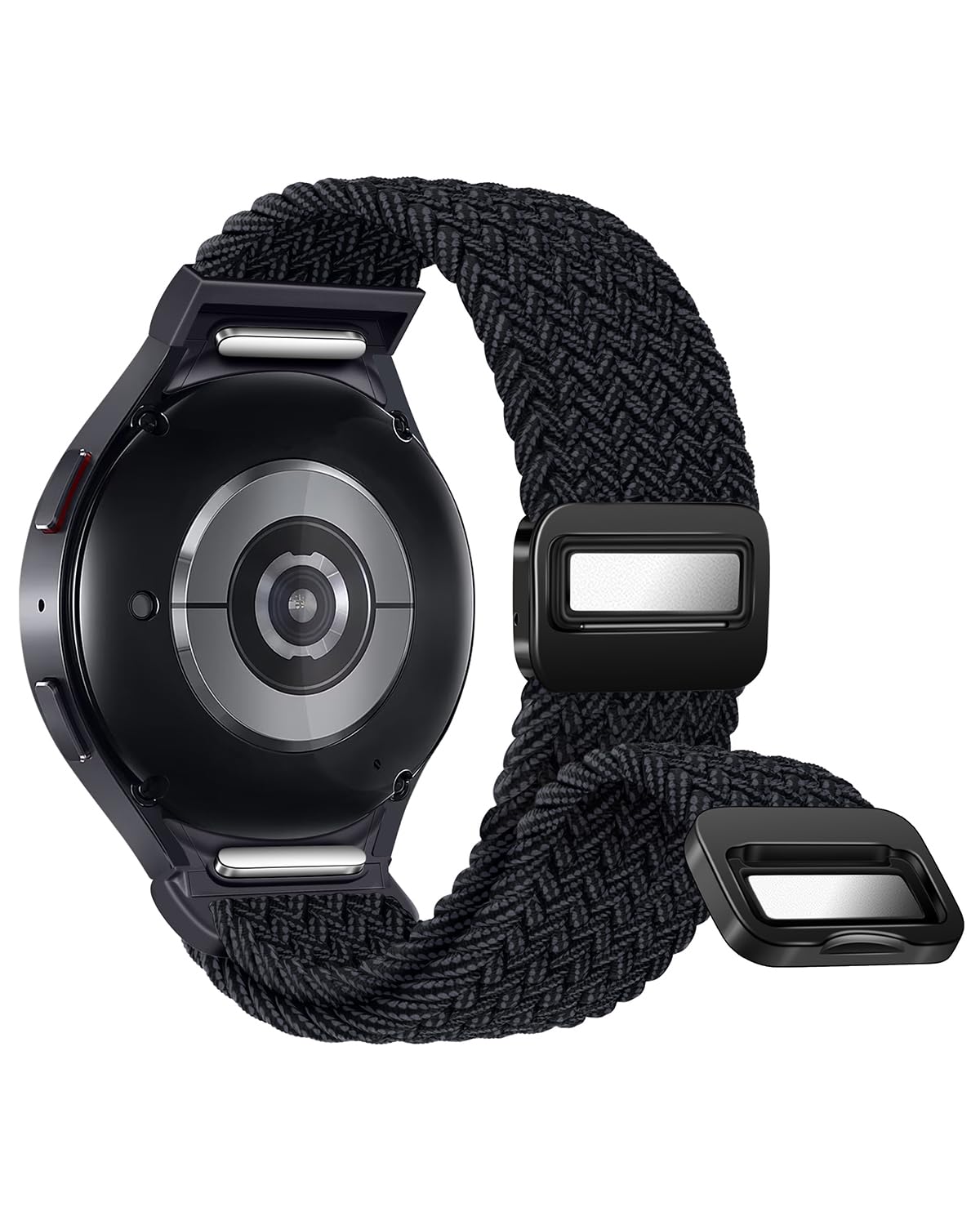 

Compatible with Samsung Galaxy Watch 7 6 4 5 FE Band Galaxy Watch 6 4 Classic 47/ 43/ 42/ 46mm/Watch 5 Pro 45mm, 20mm Elastic Nylon Sport Men Wome