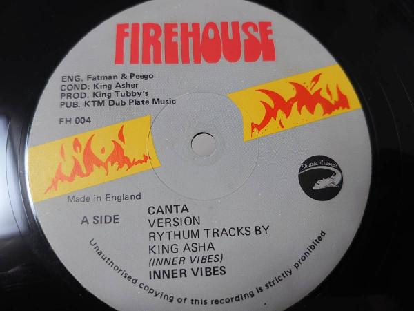

12inch Record INNER VIBES JOHN WAYNE Canta Mix Up Blender FH004 Firehouse UK Reggae Ska Dub Used